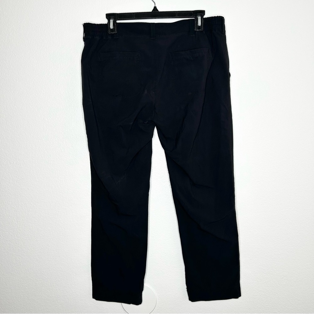 Athleta Womens Black Outdoor Casual Cargo Pants Elastic Waist Size 12 - Picture 5 of 9